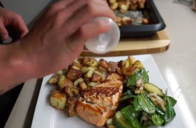 In the Kitchen with Supps R Us: Eddy's Salmon, Potatoes & Salad