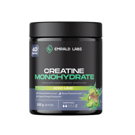 Emrald Labs Flavoured Creatine Monohydrate & EL-Crea-Mono-FLAV-40srv-Kiwi