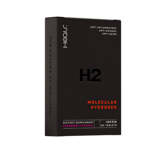 H2 Molecular Hydrogen (Hydrogen Water Tablets) & HEALR-H2-30tab-Rasp