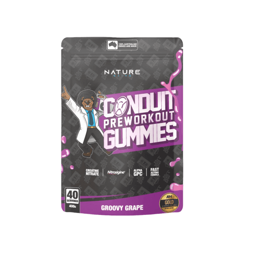 Nature Gains - Conduit Pre-Workout Gummy & NG-CONDUIT-GUMMIE-40SRV-Grape