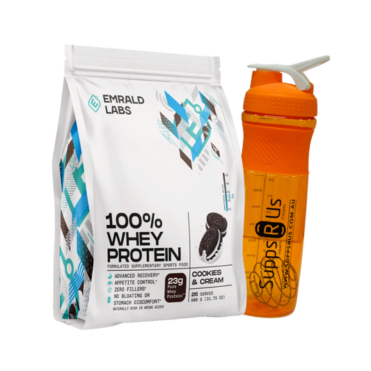 100% Whey + FREE shaker