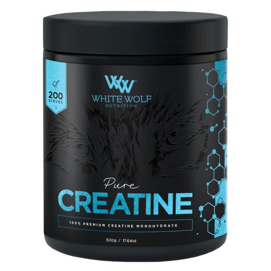 White Wolf Nutrition Creatine Monohydrate & WW-Creatine-Mono-200SRV
