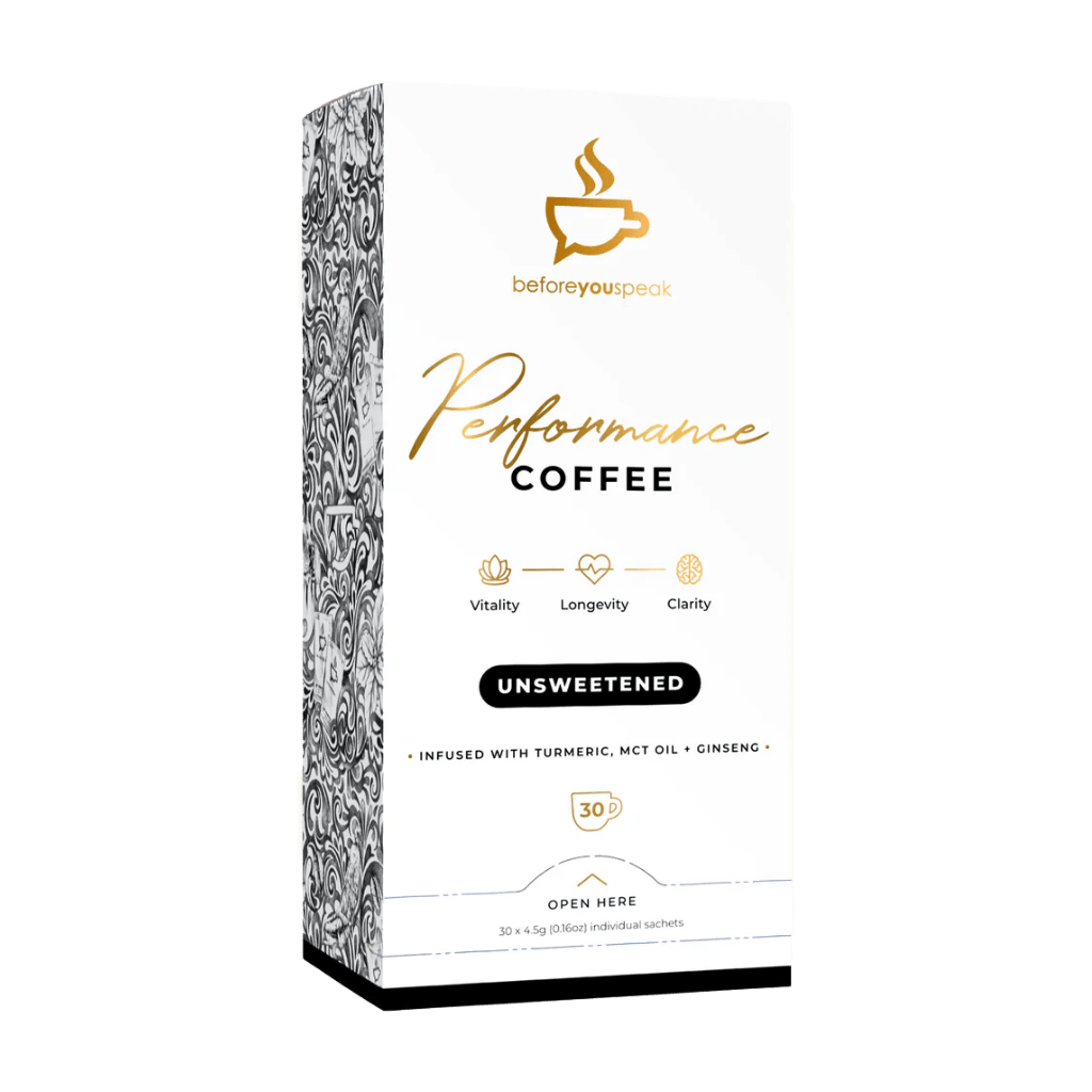 Before You Speak configurable 30 SERVES / UNSWEETENED Before You Speak - High Performance Coffee