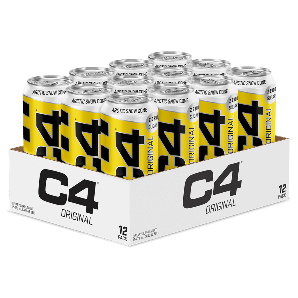 Cellucor RTD Box of 12 / Arctic Snow Cone C4 Original Carbonated Cans