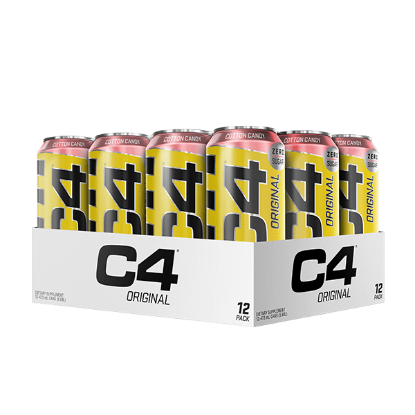 Cellucor RTD Box of 12 / Cotton Candy C4 Original Carbonated Cans