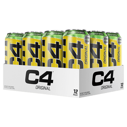 Cellucor RTD Box of 12 / Sour Batch Bros C4 Original Carbonated Cans