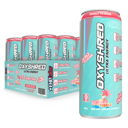 EHP Labs RTD 12 Pack / Bahama Breeze OxyShred Ultra Energy RTD