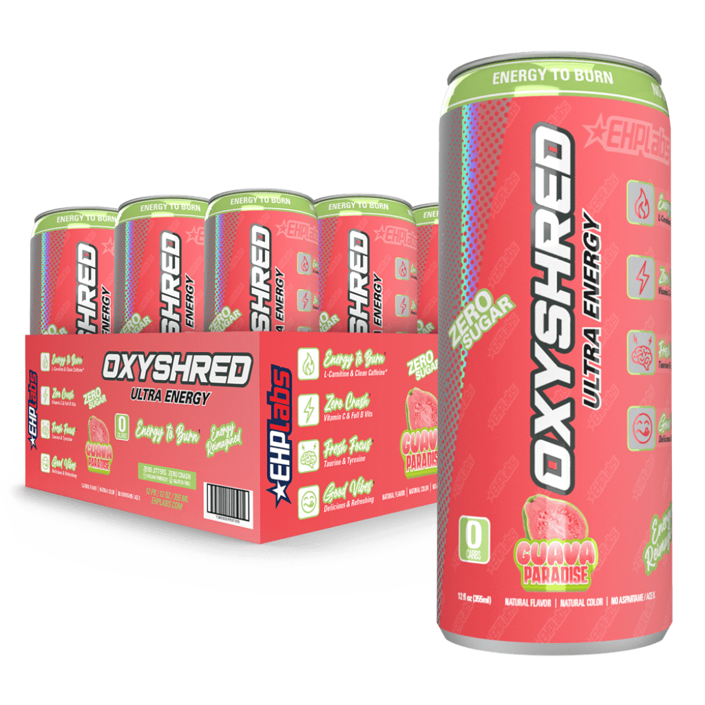 EHP Labs RTD 12 Pack / Guava Paradise OxyShred Ultra Energy RTD