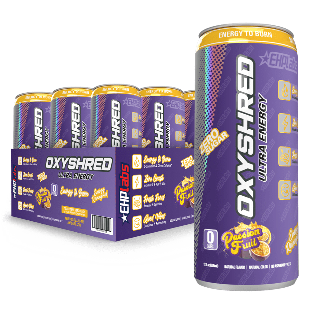 EHP Labs RTD 12 Pack / Passionfruit OxyShred Ultra Energy RTD
