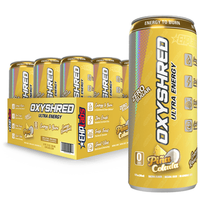 EHP Labs RTD 12 Pack / Pina Colada OxyShred Ultra Energy RTD