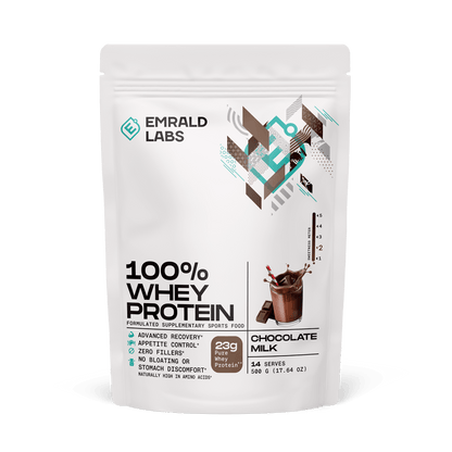 Emrald Labs configurable 500g / CHOCOLATE MILK Emrald Labs - 100% Whey Protein