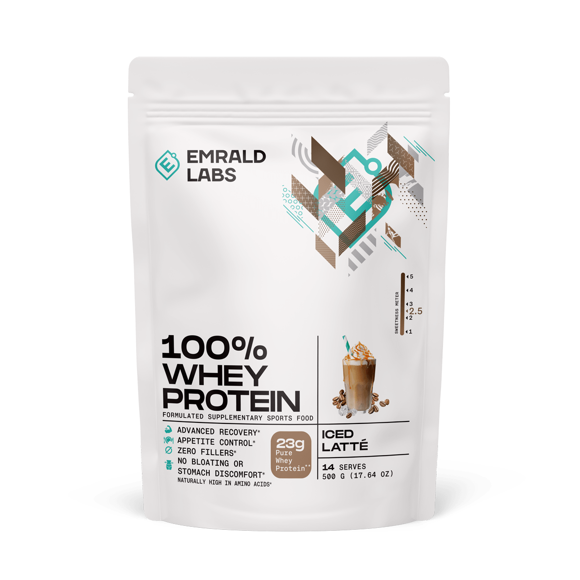 Emrald Labs configurable 500g / ICED LATTE Emrald Labs - 100% Whey Protein