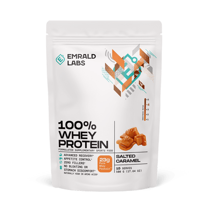 Emrald Labs configurable 500g / SALTED CARAMEL Emrald Labs - 100% Whey Protein