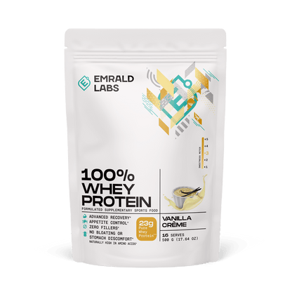 Emrald Labs configurable 500g / VANILLA CREME Emrald Labs - 100% Whey Protein