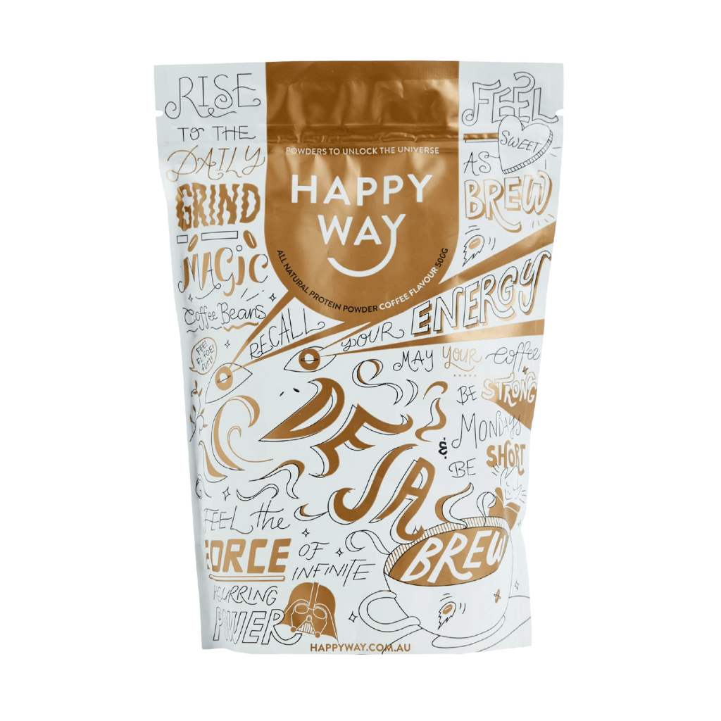 Happy Way 500g / COFFEE Happy Way - Whey Protein Powder