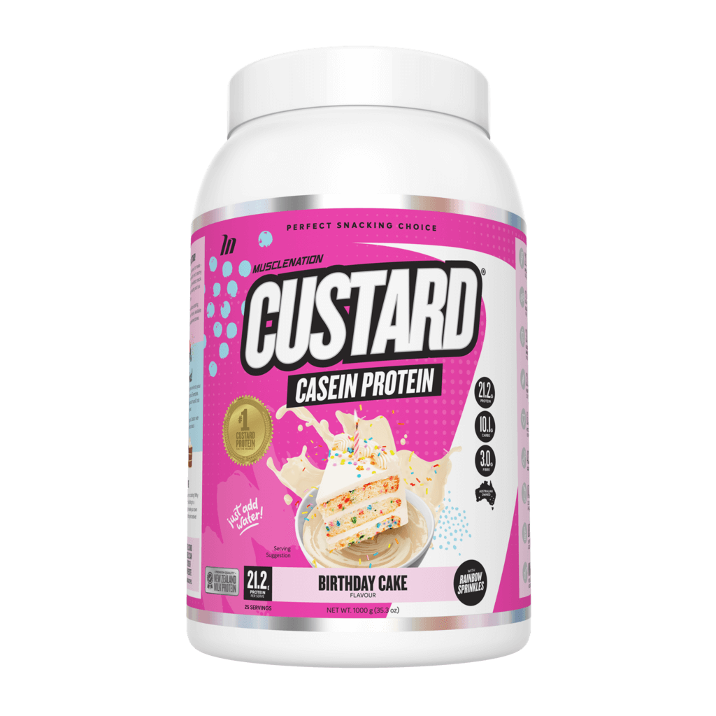Muscle Nation configurable 25 SERVES / BIRTHDAY CAKE Muscle Nation - CUSTARD CASEIN