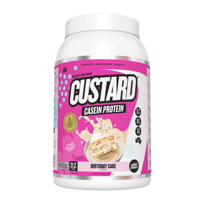 Muscle Nation configurable 25 SERVES / BIRTHDAY CAKE Muscle Nation - CUSTARD CASEIN