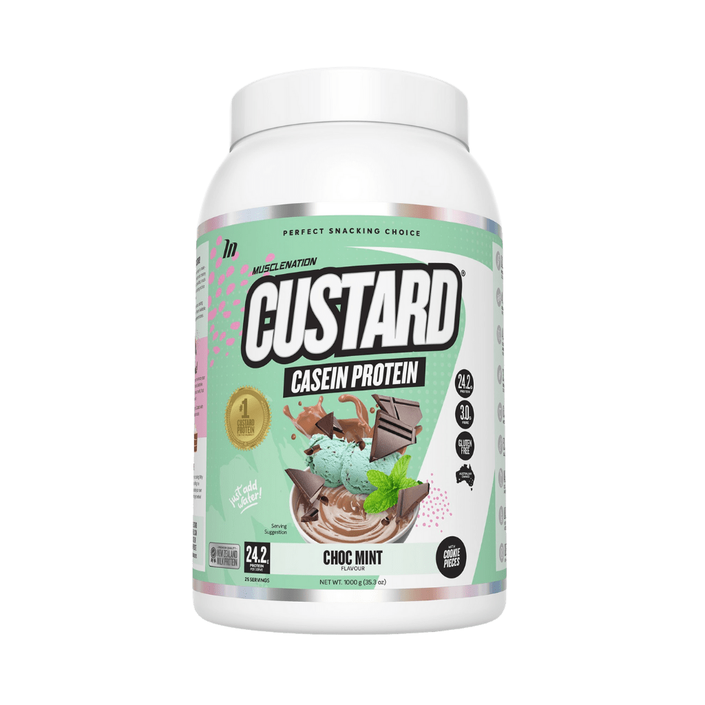 Muscle Nation configurable 25 SERVES / CHOC MINT Muscle Nation - CUSTARD CASEIN
