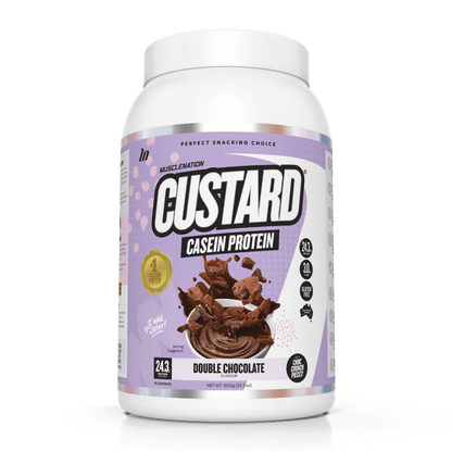 Muscle Nation configurable 25 SERVES / DOUBLE CHOCOLATE Muscle Nation - CUSTARD CASEIN