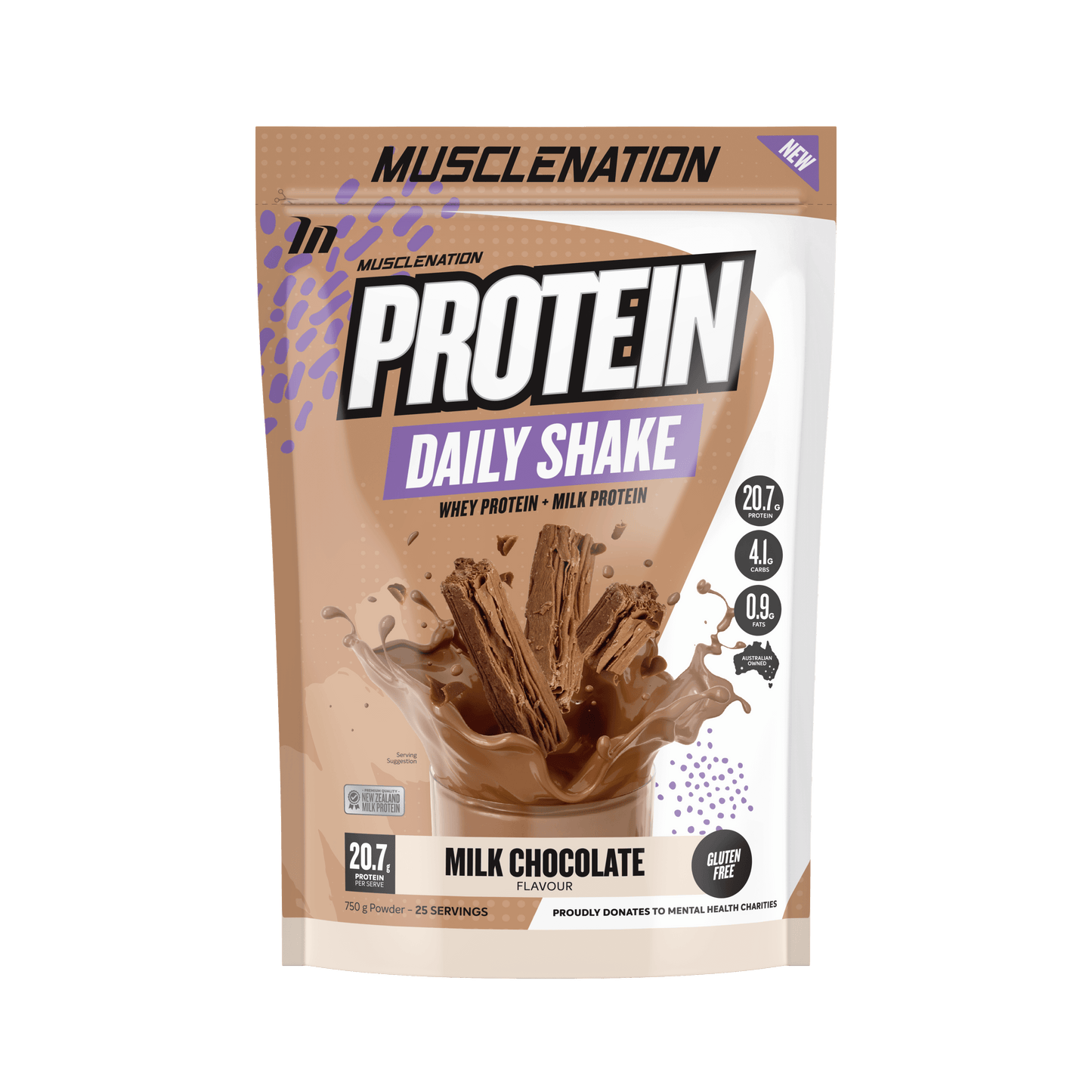 Muscle Nation configurable 25 Serves / Milk Chocolate Daily Shake