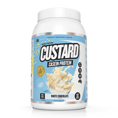 Muscle Nation configurable 25 SERVES / WHITE CHOCOLATE Muscle Nation - CUSTARD CASEIN