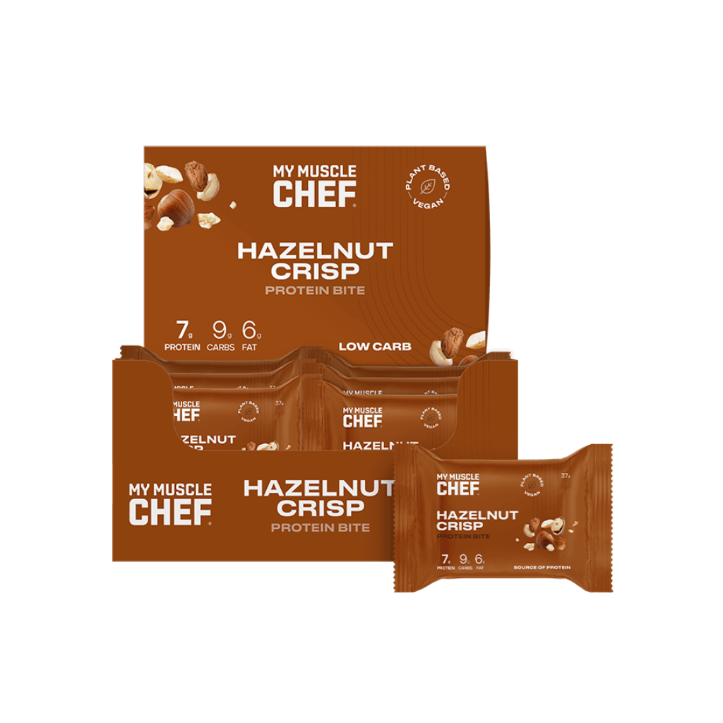 My Muscle Chef configurable Box of 12 / Hazelnut Crisp Protein Bites
