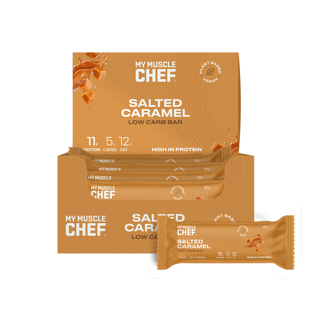 My Muscle Chef configurable Box of 12 / Salted Caramel Low Carb Bar