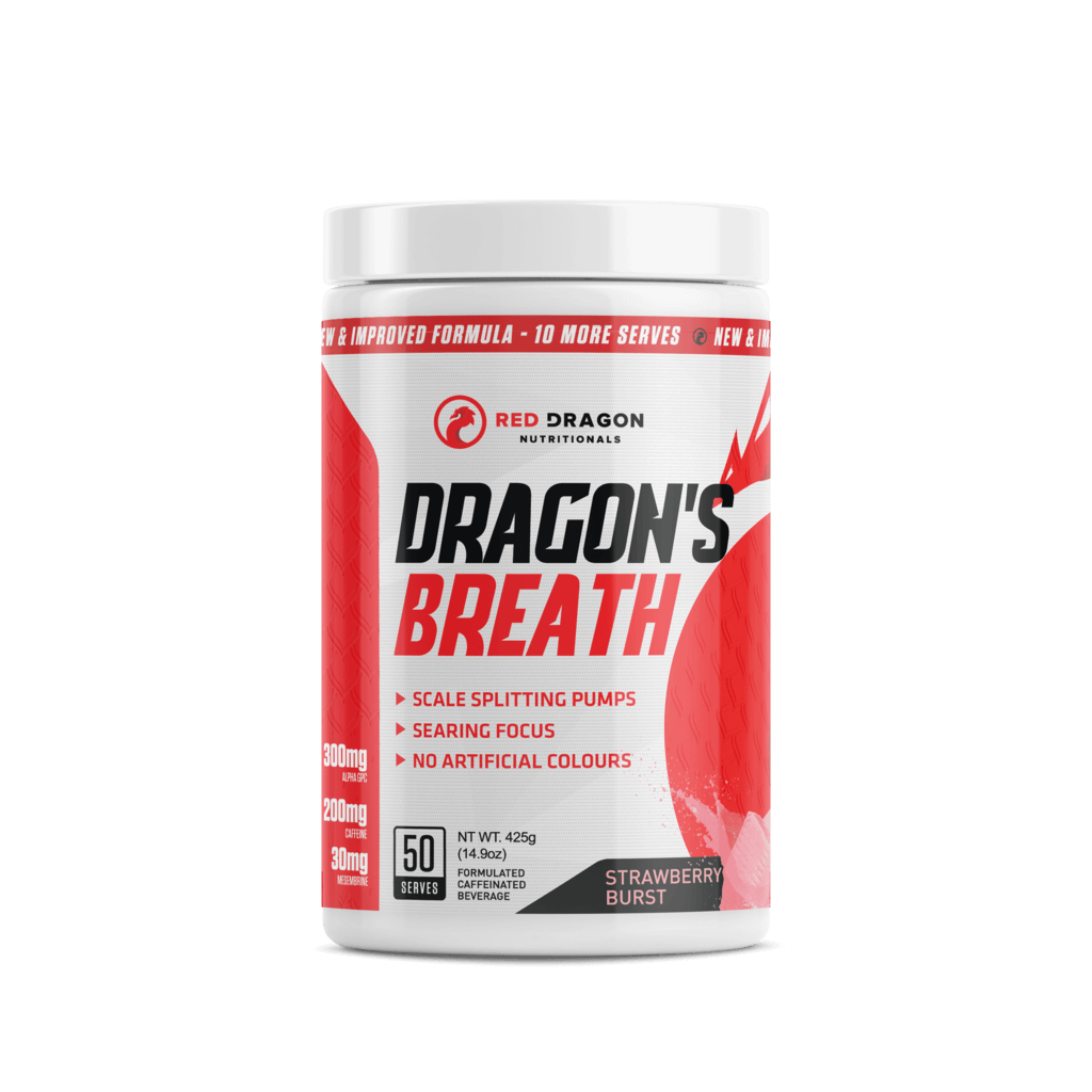 Red Dragon Nutritionals simple 50 Serves / Strawberry Burst Dragon's Breath