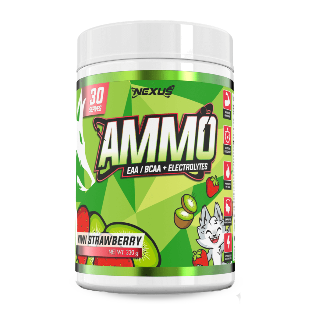 Nexus - Ammo EAA/BCAA + Electrolytes & NEXUS-ESSEN-AMNO-30-SRV-KIW
