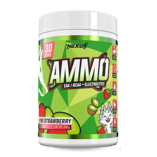 Nexus - Ammo EAA/BCAA + Electrolytes & NEXUS-ESSEN-AMNO-30-SRV-KIW