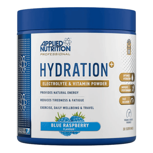 Applied Nutrition - Hydration+ & AN-HYDRA-30Srv-BluRasp