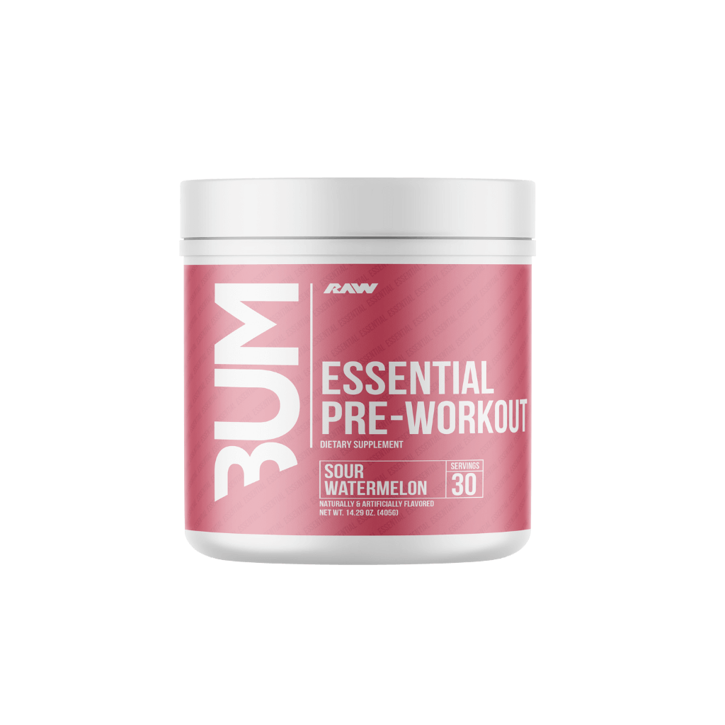 Raw Nutrition - Essential Pre-Workout (1) & CBUM-ESSENTIAL-PRE-30SRV-SW