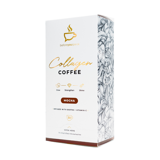 Before You Speak - Glow Collagen Coffee & BYS-Collagen-Cof-30srv-Moc