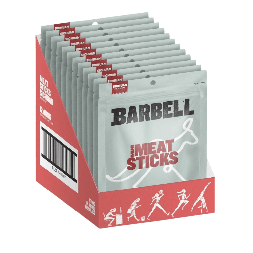 Barbell Foods - Meat Sticks (2) & BBF-MEAT-STICK-12x100g-Sich