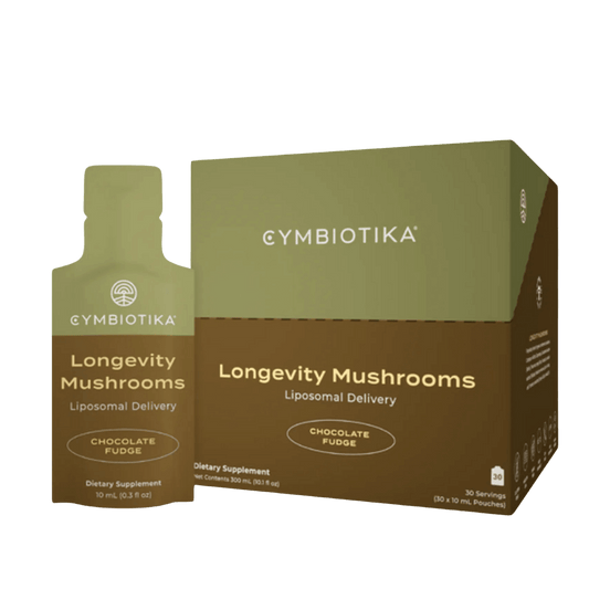 Cymbiotika - Longevity Mushroom & CYM-LONG-MUSH-30x10ml-Choc
