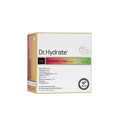 Dr. Hydrate - All-In-One Hydration Drink (2) & DrHydrate-15Serves-StrawKiwi