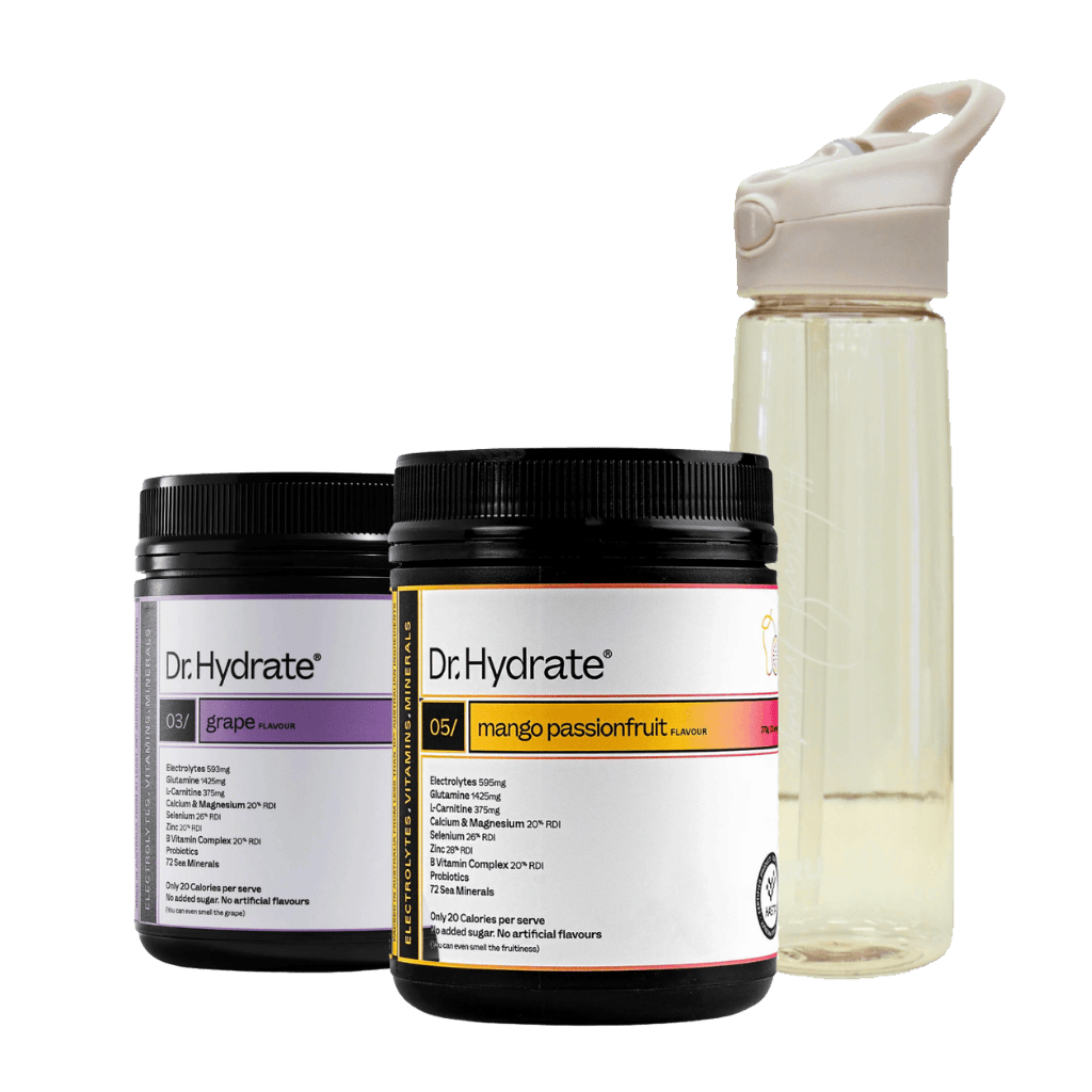 Dr. Hydrate Twin Pack + Free 700ml Bottle