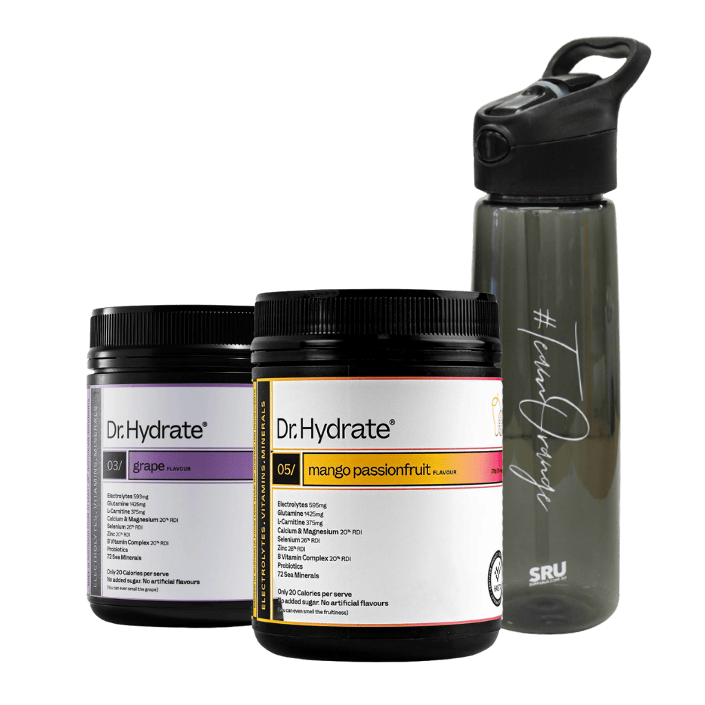 Dr. Hydrate Twin Pack + Free 700ml Bottle