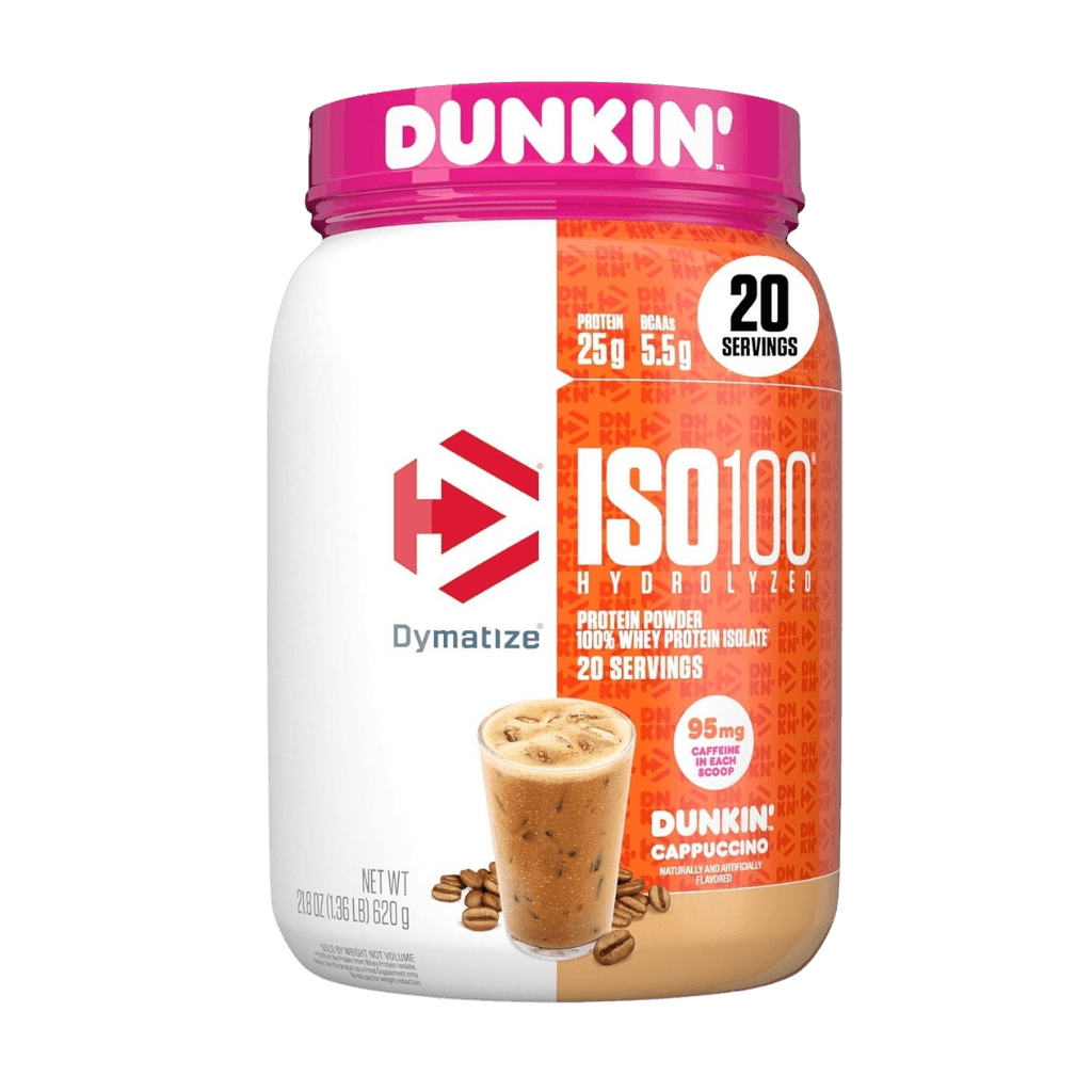 Dymatize - Iso-100 x Dunkin' (1) & NS-WPI-DUNKIN-20Srv-CAP