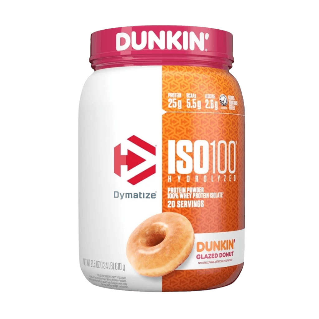 Dymatize - Iso-100 x Dunkin' & NS-WPI-DUNKIN-20Srv-GLZD