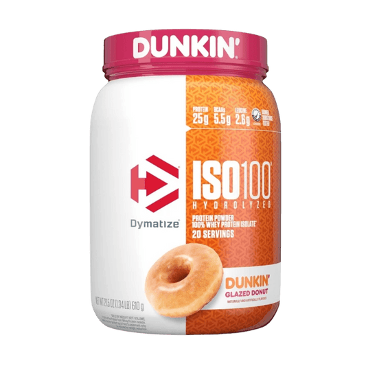 Dymatize - Iso-100 x Dunkin' & NS-WPI-DUNKIN-20Srv-GLZD