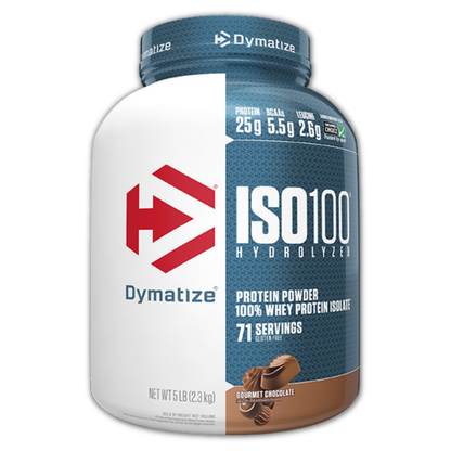 Dymatize - ISO 100 (6) & Dymatize-ISO100-76Srv-GourmetChocolate