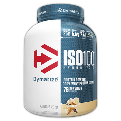Dymatize - ISO 100 (4) & Dymatize-ISO100-76Srv-GourmetVanilla