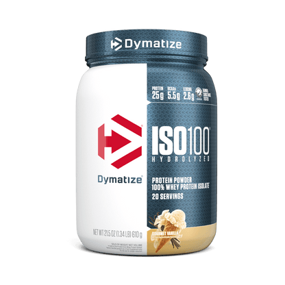 Dymatize - ISO 100 (9) & Dymatize-ISO100-24Srv-GourtmetVanilla