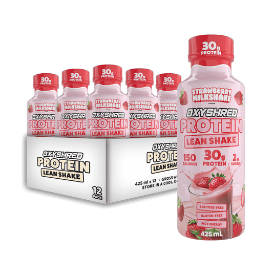 EHP Labs - Oxyshred Lean Protein Shake & EHP-OXY-LEAN-PRO-SHAKE-12PCK-Strw