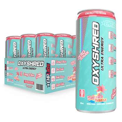 OxyShred Ultra Energy RTD (2) & EHP-OXYSHREDRTD-12PK-Bah