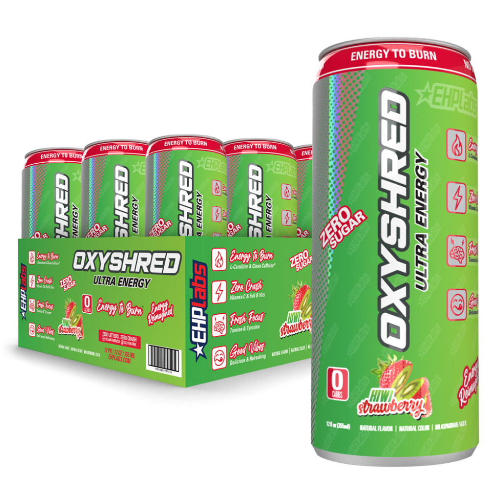 OxyShred Ultra Energy RTD (2) & EHP-OXYSHREDRTD-12PK-K