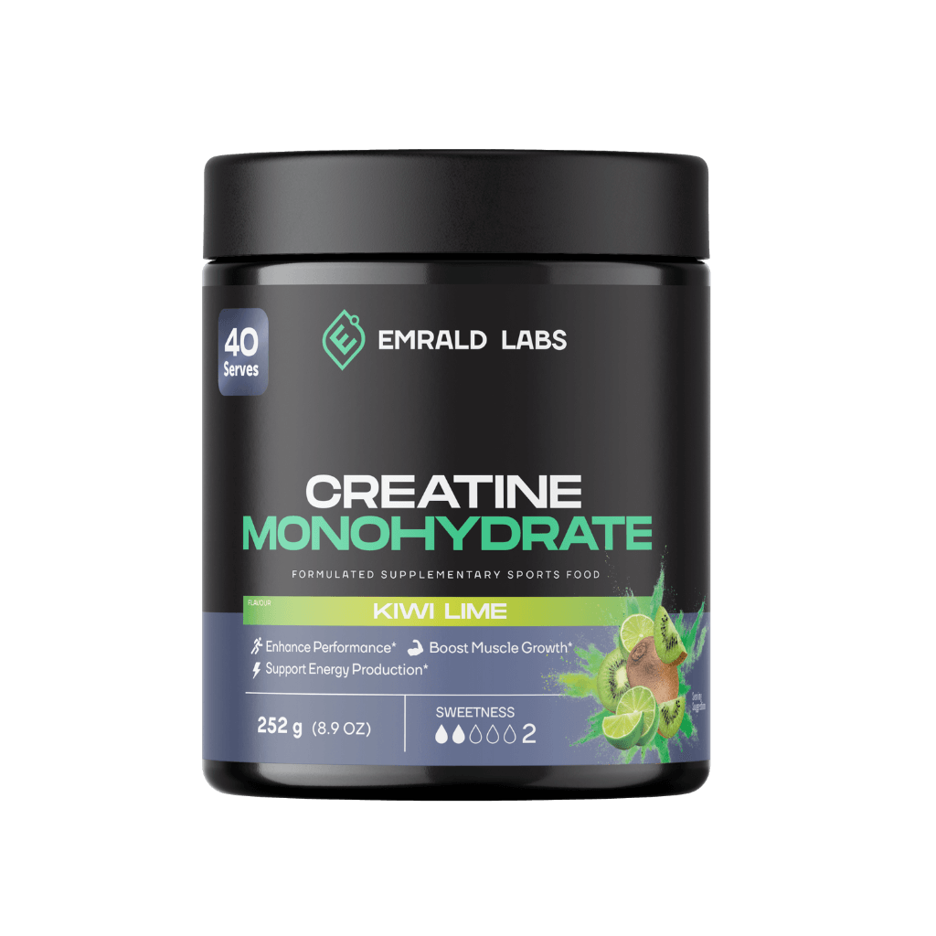 Emrald Labs Flavoured Creatine Monohydrate & EL-Crea-Mono-FLAV-40srv-Kiwi