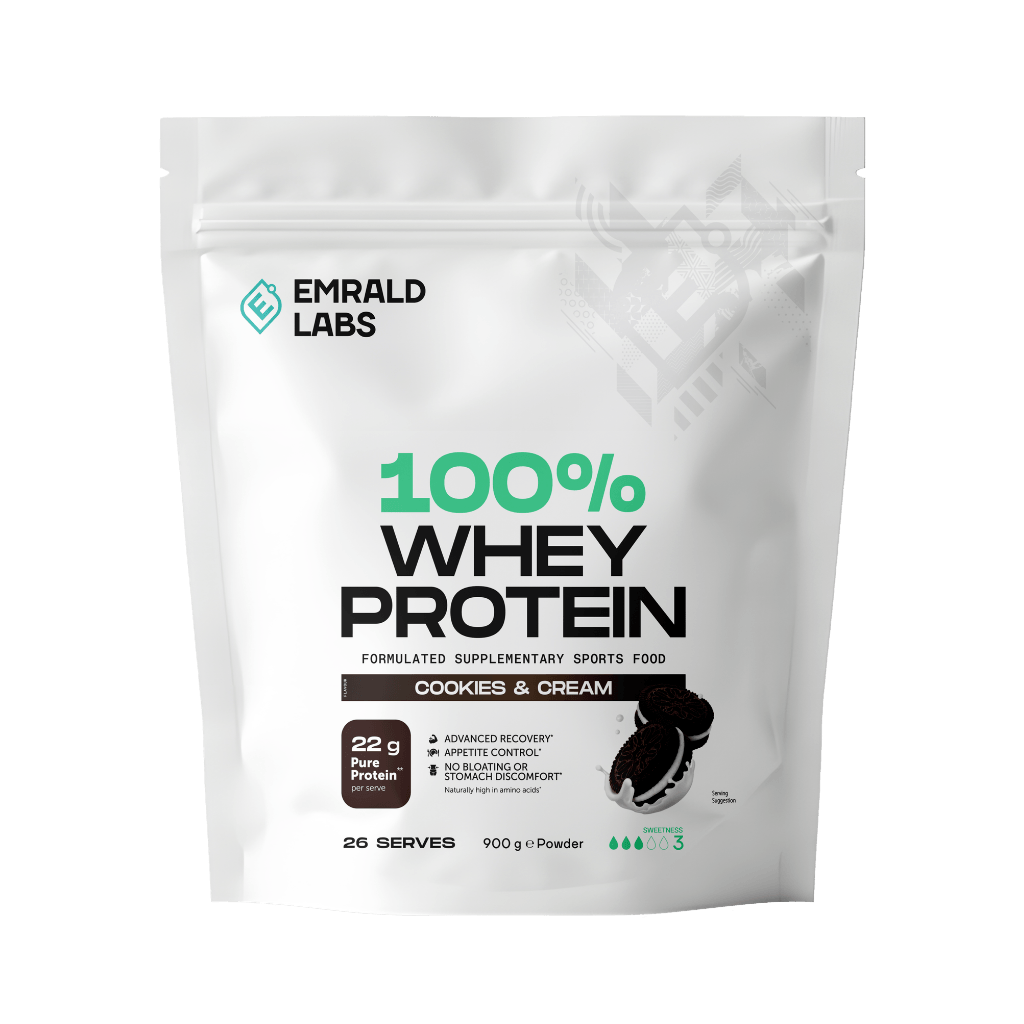 Emrald Labs - 100% Whey Protein & Emrald-100%Whey-908g-C&C