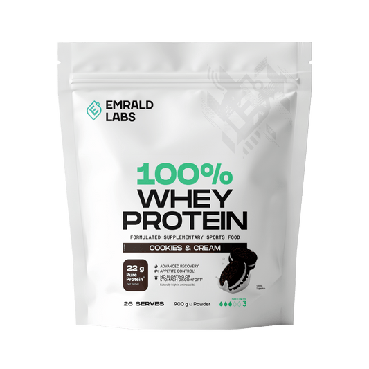 Emrald Labs - 100% Whey Protein & Emrald-100%Whey-908g-C&C